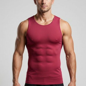 Custom Logo Printing <b>Men</b> Gym Fitness <b>Vest</b> Bodybuilding Breathable 100% Cotton Knitted Muscle Workout <b>Stringers</b> Tank Top - Product Image 2