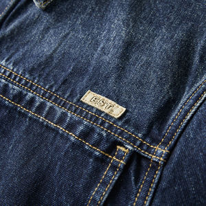 Veste en jean vintage pour homme sur mesure OEM avec doublure en polaire confortable - Product Image 6