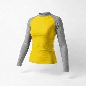 Camiseta de Compresión UPF50+ de Manga Larga de Secado Rápido de Poliéster y Spandex para Mujer, Rashguard de Jiu-Jitsu BJJ y MMA - Product Image 2