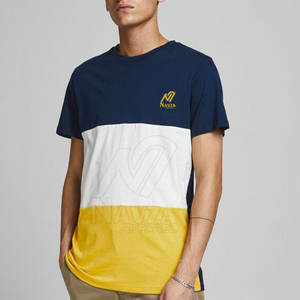 เสื้อยืดสมาร์ทฟิตผู้ชายดีไซน์ใหม่ เสื้อยืดลำลองผู้ชาย เสื้อยืดสมาร์ทฟิตสำหรับฤดูร้อน ขายส่ง - Product Image 3