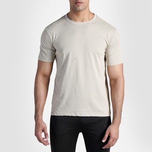 T-shirt unisexe à coupe classique, haute durabilité, fournisseur, tissu en coton doux, conception personnalisée ODM - Product Image 1