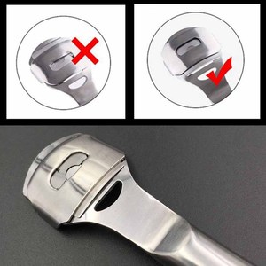 Râpe anti-callosités en acier inoxydable pour les pieds avec poignée ergonomique pour l'élimination des peaux sèches et usage professionnel en pédicure - Product Image 4
