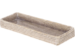 Plateau de service en bois de luxe durable, finition naturelle, design rectangulaire classique, écologique, vaisselle décorative pour la table, au meilleur prix - Product Image 2