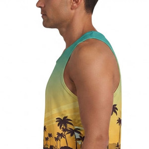Camiseta sin Mangas para Hombre de Primera Calidad, Camisetas de Verano para Hombre, Camiseta Deportiva sin Mangas para Hombre, Camiseta de Algodón para Hombre - Product Image 6