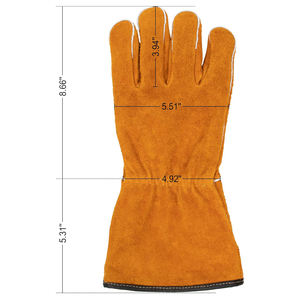 Guantes de Seguridad de Cuero Reforzado de Alta Calidad, Resistentes al Calor y al Fuego, para Protección de Manos - Product Image 5