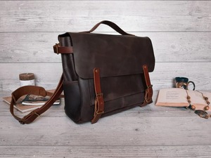 Sac messager en cuir professionnel le plus vendu pour cadres, porte-documents pour ordinateur portable, idéal pour les réunions de bureau et les voyages, disponible à bon prix - Product Image 6