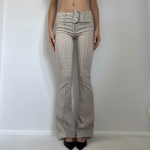 Comfortable Thick Cotton Blend Plaid Trousers Men Soft Touch Loose Fit Wide Leg Front Pleated <b>Pant</b> Units - Product Image 5