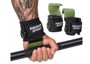 Soporte de Muñeca de Neopreno de Alta Calidad PROFIT SPORT, Protector de Palma con Cierre Ajustable de Gancho y Bucle, para Levantamiento de Pesas, Entrenamiento de Fuerza, Unisex - Product Image 4