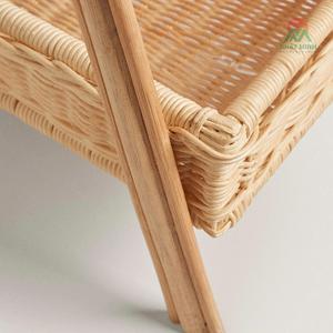 Vintage Handmade Rattan Baby <b>Changing</b> Basket Eco-Friendly Natural Water Hyacinth for Kids Sourced From Viet Nam - Product Image 6