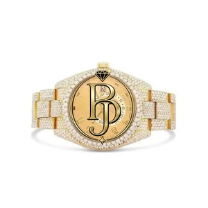 นาฬิกาควอตซ์ผู้ชายแบรนด์ Luxury Briva ตัวเรือนสแตนเลส หน้าปัดอะนาล็อก กระจกนิรภัย น้ำหนักเบา เป็นมิตรกับสิ่งแวดล้อม แสดงวันที่ กันน้ำ 10 บาร์ ขนาด 25 มม. - Product Image 1