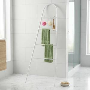 Tienda mejor venta al por mayor Taiwán muebles de almacenamiento para el hogar Escalera de baño de hierro fundido toallero con calentador para uso doméstico - Product Image 1