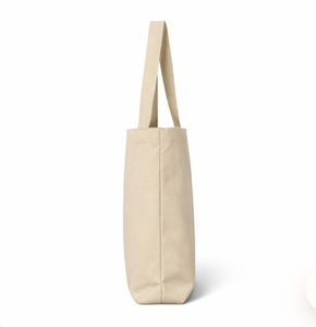 Custom Logo Printed Natural Canvas Tote <b>Bag</b> <b>Large</b> Size Shopping <b>Bag</b> with <b>Shoulder</b> Length Eco friendly Cotton <b>bag</b> for Daily Use - Product Image 3