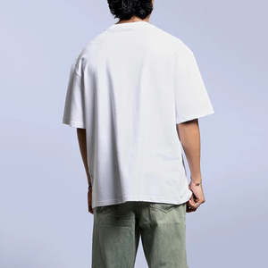Camiseta Extra Grande para Hombre, 100% Algodón, Grueso |   Serigrafía Personalizada para Ropa Urbana |   Fabricante con MOQ Bajo 2026 - Product Image 2