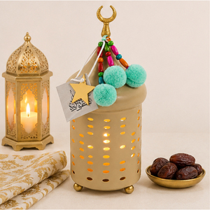 Portavelas de Metal Perforado para Decoración de Mesquita en Ramadán, Eid Mubarak, Decoración para el Hogar Musulmán y Fiestas - Product Image 2
