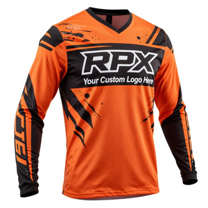 เสื้อเจอร์ซีย์วิบากแขนยาวสำหรับฤดูหนาว ราคาขายส่ง พิมพ์ลายดิจิทัล สำหรับรถวิบาก แห้งเร็ว เหมาะสำหรับการแข่งขันออฟโรด - Product Image 4