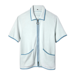 เสื้อเชิ้ตคาบาน่าผู้ชายรุ่นใหม่ ผลิตอย่างมืออาชีพ ผ้าฝ้าย 100% เนื้อผ้าเรียบเนียน คอเสื้อทรงแข็งแรง คุณภาพสูง แห้งเร็ว - Product Image 4