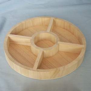 Boîte à épices artisanale en bois de santal nautique, pour fruits secs et aliments, 4 compartiments, décoration, cadeau - Product Image 6