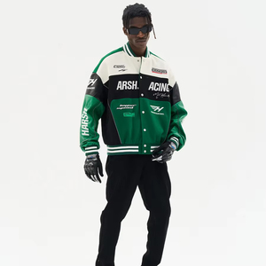 Custom Stitches Embroidery <b>Patches</b> Logo Patchwork Wool Leather Vintage Bomber - Product Image 3