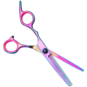 Tijeras Profesionales para Adelgazar el Cabello, Tijeras Texturizadoras de Acero Inoxidable para Peluquería, Salón de Belleza, Corte y Estilizado de Cabello - Product Image 6