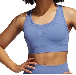Soutien-gorge de sport respirant pour femme, soutien-gorge de fitness et d'exercice, soutien-gorge de compression écologique, soutien-gorge sexy à col rond, avec coussinets amovibles, réversible - Product Image 1