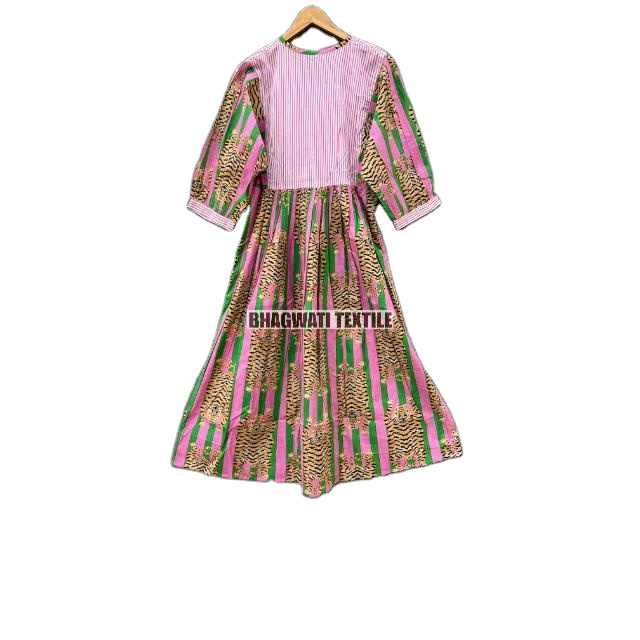 green tiger dress Joan Dress - Green Tiger