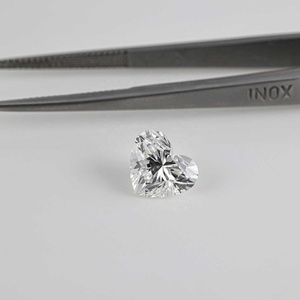 Diamant de laboratoire en forme de cœur, couleur E, diamant synthétique en vrac, pierre précieuse HPHT CVD, produits artisanaux tendance 2026 - Product Image 1