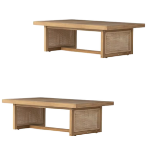 Tables pour espaces de travail intérieurs en bois de teck et rotin avec des designs modernes à vendre à des prix abordables - Product Image 3