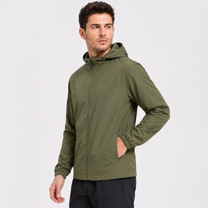 everyday windbreaker <b>jacket</b> made from lightweight durable fabric with comfortable fitting and versatile style for <b>travel</b> outdoor - Product Image 2
