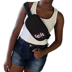 Sac banane Jag and Jill avec logo brodé personnalisé, pochette ceinture, sangle réglable, sac de voyage et de sport, offre OEM - Product Image 3