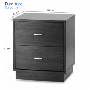 Mesita de noche de cajón blanca moderna con cuerpo de madera funcional para dormitorio u hospital EXPORTACIÓN DE FÁBRICA DE Vietnam - Product Image 3