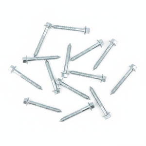 PDC Brand Model 4 Corrosion Resistant Hot-Dip <b>Galvanized</b> CLASS 4 Carbon Steel C1022/1018 External Hex Head Coarse Wood Thread - Product Image 4