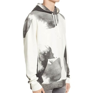 Sudadera con Capucha Oversize para Hombre, Estampado Abstracto, Manga Regular, Tejida, Casual, Otoño, Diseño con Bolsillos, Transpirable - Product Image 3