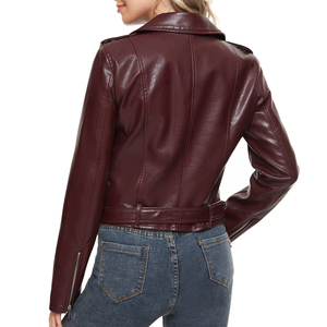 Veste d'hiver pour femme à col boutonné en peau de mouton tissée respirante et écologique, coupe-vent de haute qualité, tendance, à prix abordable - Product Image 2