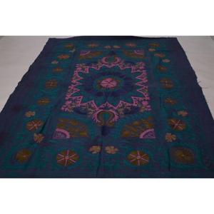 Handmade Eco-Friendly Washable Kantha Suzani <b>Quilt</b> Vintage Cotton Floral Embroidery Boho Indian Bedspread <b>Throw</b> Blanket Home - Product Image 2