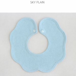 JALBEBE Bavaglino per Neonati in Morbido Cotone a Strato Singolo con Bottone a Pressione, Bordo Ondulato Carino, Antibatterico, Ecologico, Lavabile, Motivo Floreale - Product Image 2