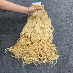 ผมแท้เวียดนามแบบขายส่งจำนวนมาก สีออมเบร ผมต่อแบบธรรมชาติ เกรดเรมี่  แบบลอนธรรมชาติ - Product Image 6