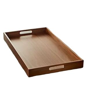 ถาดอาหารเช้าขนาดใหญ่ทำมือ ถาดไม้เสิร์ฟอาหาร สำหรับร้านอาหาร โรงแรม ใช้ในเชิงพาณิชย์ ถาดตกแต่ง ราคาโรงงาน - Product Image 1