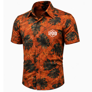 Chemise pour homme de qualité supérieure à imprimé numérique avec motif haute définition, matière respirante et coupe confortable pour un style au quotidien - Product Image 1