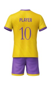 Conjunto de Uniforme de Fútbol Moderno Personalizado para Clubes Juveniles, Ropa Deportiva Elegante para Niños, Uniforme de Fútbol Personalizado para Niños - Product Image 3