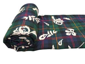 Tela a Cuadros de Algodón Ligera y Transpirable con Apliques Florales 3D de Primera Calidad para Vestidos, Camisas, Kurta, para Mujeres y Niñas, al por Mayor - Product Image 2