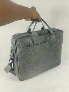 Premium Canvas <b>Laptop</b> <b>Briefcase</b> <b>Bag</b> with Adjustable Shoulder Strap, Multi-Compartment Business Office Computer <b>Bag</b> - Product Image 5