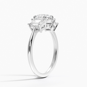 BOJ <b>Ring</b> 0119 Round Cut <b>925</b> <b>Silver</b> Luxe Embrace Prong Setting Solitaire Diamond <b>Ring</b> 2ct D Color VVS1 Moissanite GRA Certified - Product Image 2