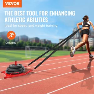2 pollici di acciaio rosso potenza slitta peso piatto peso allenamento peso slitta attrezzature per il Fitness forza velocità allenamento esercizio atletico - Product Image 2