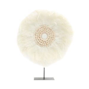Modern Eco-Friendly <b>Feather</b> Tabletop Decor Nordic Boho Juju <b>Hat</b> Floral for Living Room Indoor Home Decor - Product Image 1