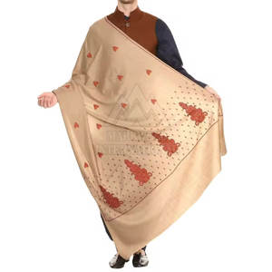 <b>Men</b> Winter Wool Pashmina Cashmere <b>Shawl</b> Warm Thick Long Wrap Quick Dry Lightweight Soft Comfortable Fabric For Outdoor Travel - Product Image 3