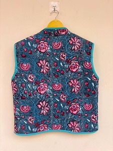 Suzani Velvet Vest Embroidered Turkish <b>Waistcoat</b> Boho Sleeveless Jacket Cropped Winter Unisex Handmade Vintage Floral Cotton - Product Image 1