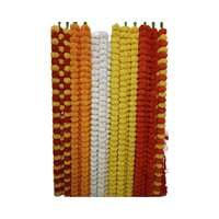 Guirlande de fleurs artificielles séchées en plastique, fleurs de souci, longues brins, pour Pooja indien, mariage, Noël, chinoises, vente en gros