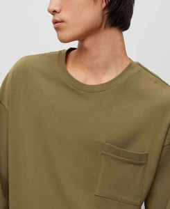 เสื้อสเวตเชิ้ตผู้ชาย ผ้าฝ้ายหนานุ่ม อุ่นสบาย สไตล์ลำลองสำหรับฤดูหนาว สตรีทแวร์ เป็นมิตรกับสิ่งแวดล้อม คอกลม ทรงปกติ กันน้ำ 100% - Product Image 5