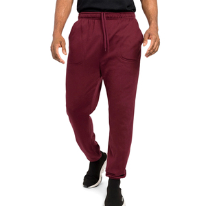 Pantalon de jogging empilé personnalisé à jambe large pour homme, en molleton bouclette, coupe droite évasée - Product Image 6
