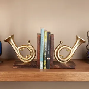 Soporte de Metal Premium para Libros, Ajustable, para Libros de Recetas y Culinarios, Figura Decorativa de Aluminio Chapado en Oro, Hecho a Mano, de Lujo, Estilo Antiguo - Product Image 5
